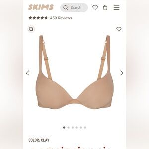 SKIMS Ultimate Push Up Bra, Clay, Size 32C, BNWT
